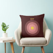 Bulls Eye — 90s Maximalist Throw Pillow | Retro クッション (椅子)