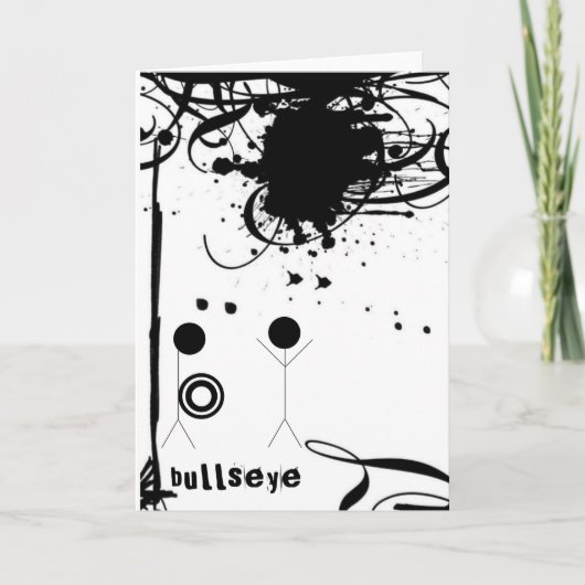 Bullseyeカード 案内状 (正面)