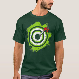 BullseyeダーツボードダーツダーツダーツアートダーツTシャツダーツ Tシャツ
