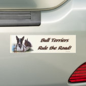 bullterrier_bumpersticker バンパーステッカー (車上)