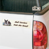 bullterrier_bumpersticker バンパーステッカー (トラック上)
