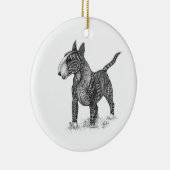 Bullterrier Ceramic Ornament セラミックオーナメント (右)