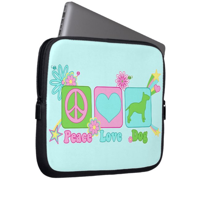 BullTerrier.png ラップトップスリーブ (正面右)