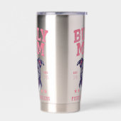Bully Dog Mom - Fierce Fearless - Pit Bull Lover  保温保冷タンブラー (左面)