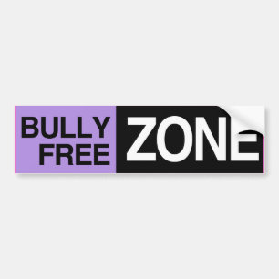 BULLY FREE ZONE -.png バンパーステッカー
