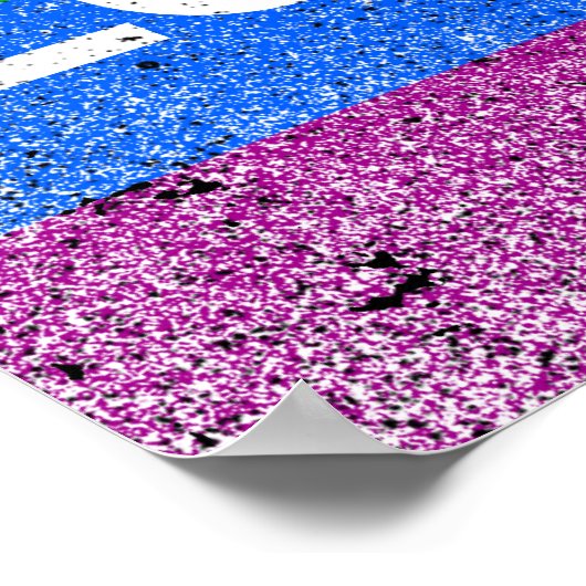 BULLY FREE ZONE -.png ポスター (角)