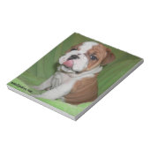 Bully Love Bulldogメモ帳 ノートパッド (回転)