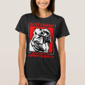Bully XL Pitbull Asked God For A Best Friend Ameri Tシャツ (正面)