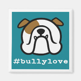 #bullylove – ブルドッグの愛！イギリスのブルドッグ磁石 マグネット