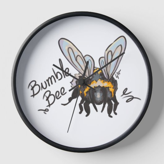 Bumble Bee 壁時計 (正面)