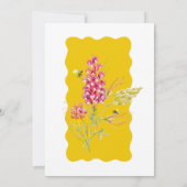 Bumble Bee A Sweet Honey Is Coming 招待状 (裏面)