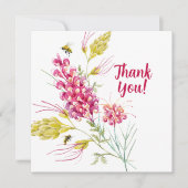 Bumble Bee Honey Bee サンキューカード (正面)