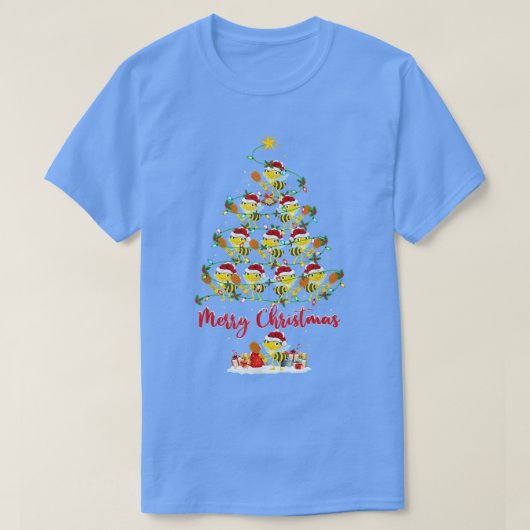 Bumble Bee Lover Matching Santa Bumble Bee Christm Tシャツ (デザイン正面)