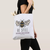 bumble bee scripture tote bag トートバッグ (クローズアップ)
