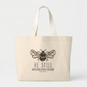 bumble bee scripture tote bag ラージトートバッグ (正面)
