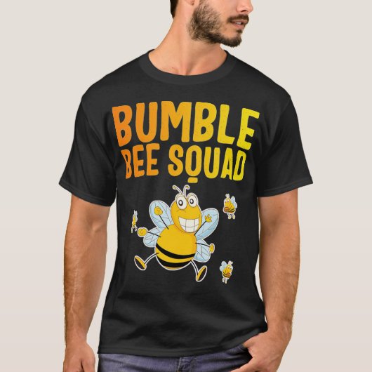 Bumble Bee Squad, Bumblebee Team Group, Cute Gift Tシャツ (正面)