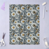 Bumble Bees & Daisies Floral Decoupage 薄葉紙 (クラフト)