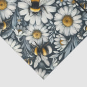 Bumble Bees & Daisies Floral Decoupage 薄葉紙 (詳細)