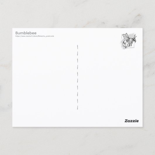 Bumblebee ポストカード (裏面)
