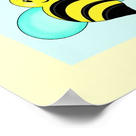 Bumblebee "Bee Happy" Print ポスター (角)