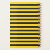 Bumblebee Black Yellow Horizontal Lines Bumble Bee プランナー手帳 (裏面)