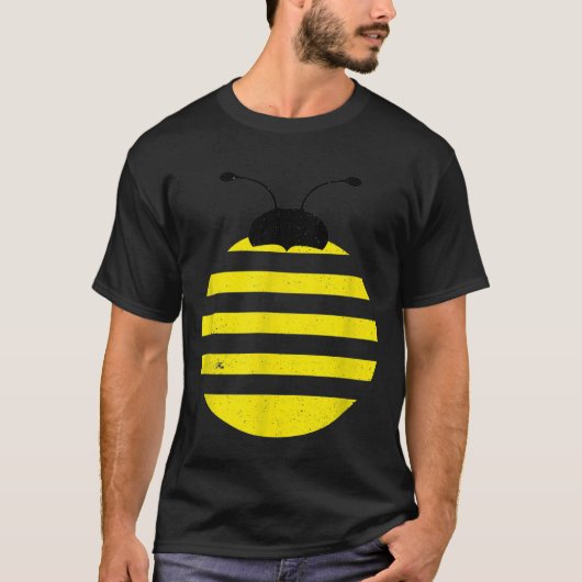 Bumblebee Costume Halloween Bee Tee 1 Tシャツ (正面)