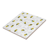 Bumblebee Flying Yellow Black Bumble Bee タイル (側面)