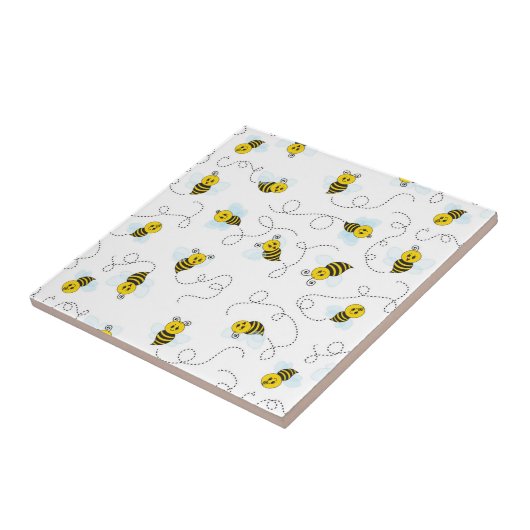 Bumblebee Flying Yellow Black Bumble Bee タイル (側面)