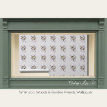 Bumblebee & Lilac Floral Nursery Peel & Stick