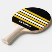 Bumblebee Nostalgic Across Striping with Name 卓球ラケット (正面アングル)