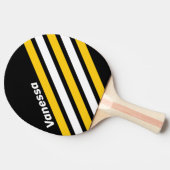 Bumblebee Nostalgic Angled Striping with Name 卓球ラケット (横)