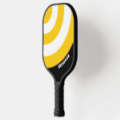 Bumblebee Nostalgic Circle Stripe with Name ピックルボールラケット (左)