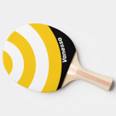 Bumblebee Nostalgic Circle Stripe with Name 卓球ラケット (横)