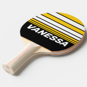 Bumblebee Nostalgic Horizon Striping with Name 卓球ラケット (正面アングル)