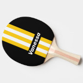 Bumblebee Nostalgic Pin Stripes with Name 卓球ラケット (横)