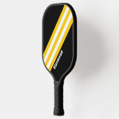 Bumblebee Nostalgic Stripes with Name ピックルボールラケット (左)