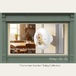 Bumblebee Nursery Knob | Nature Drawer Pull セラミックノブ