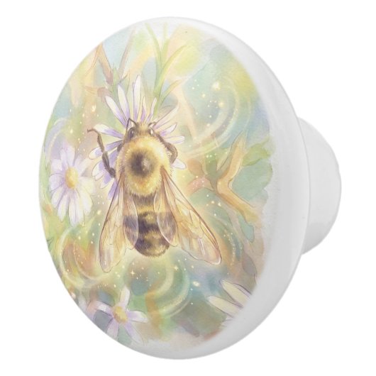 Bumblebee Nursery Knob | Nature Drawer Pull セラミックノブ (右)