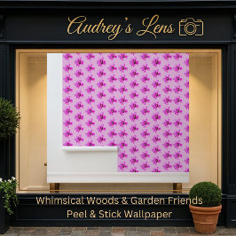 Bumblebee on Pink Cosmos Flower 壁紙