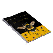 Bumblebees Personalized Gardening Journal ノートブック (右側)