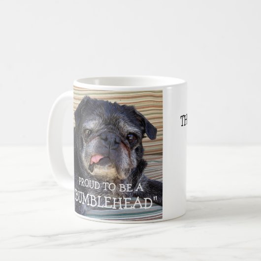 Bumblesnotのマグ: "Bumblehead "があること誇りを持った コーヒーマグカップ (正面左)
