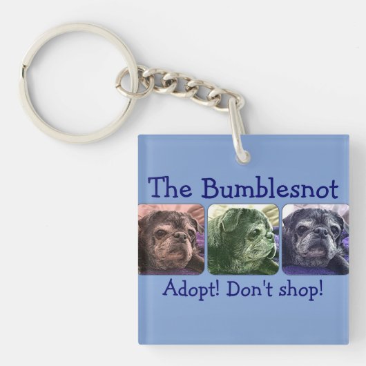 Bumblesnotのkeychain:  私をブンブンいう音着色して下さい キーホルダー (正面)