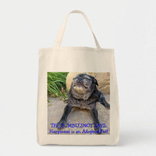 Bumblesnotのtotebag: 幸福は採用されたペットです! トートバッグ