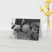 Bumblesnotハロウィンカード: あなたの綴り カード (黄色い花)