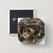 Bumblesnotボタン: Puggyか。 缶バッジ (正面&裏面)