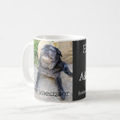 Bumblesnot: 幸福は採用されたペットマグです コーヒーマグカップ (正面左)