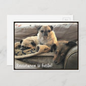 Bumblesnot:抵抗は無駄はがき ポストカード (正面/裏面)