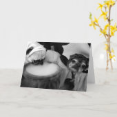 Bumblesnot Halloweenカード：何か醸造 カード (黄色い花)