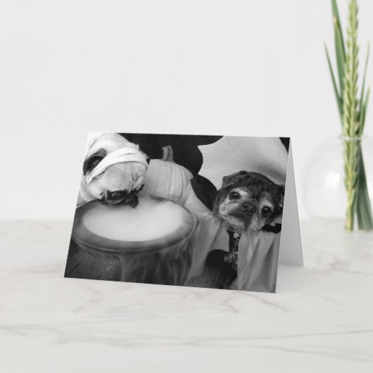 Bumblesnot Halloweenカード：何か醸造 カード (正面)