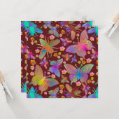 Bumbling Butterflies on Iron Earth カード (正面/裏面インサイチュ)